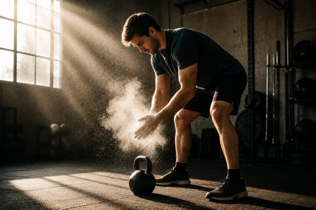 Mann beim Sport: Er will seine körperliche Leistungsfähigkeit steigern.